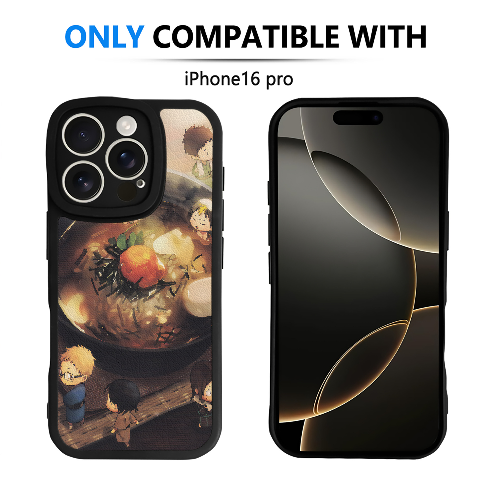 （画像用） ハイキュー!! Haikyu!! 【iPhone 16シリーズ対応】シリコンスマホケース（レザー調） 材質：シリコン